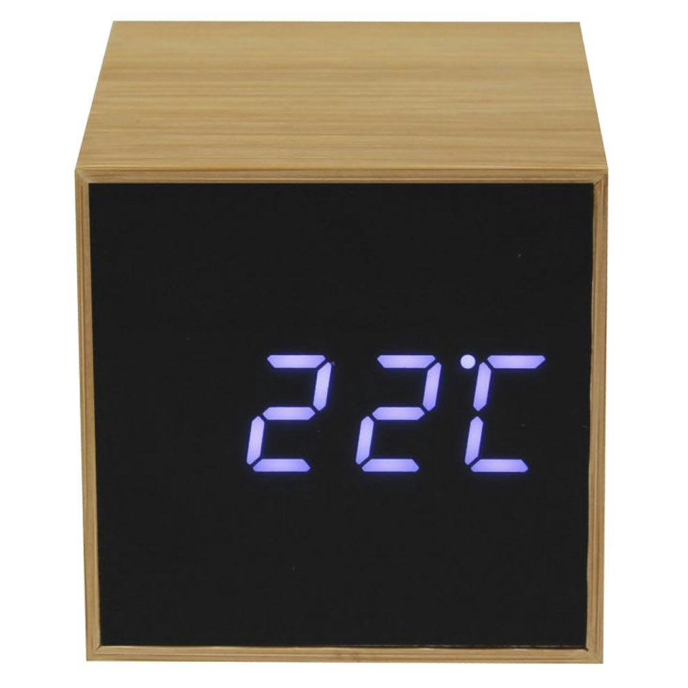 - Petit Réveil Led bambou