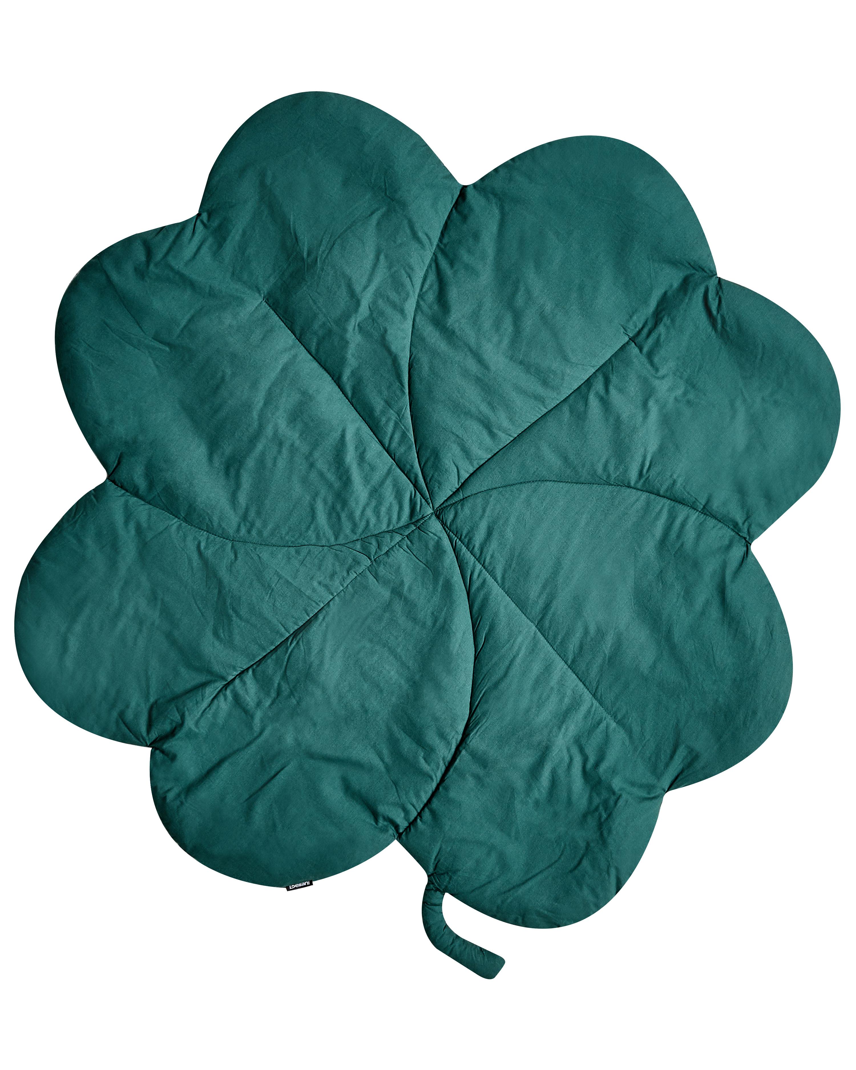 Kids Playmat ACADINE 110 x 110 cm Cotton Green