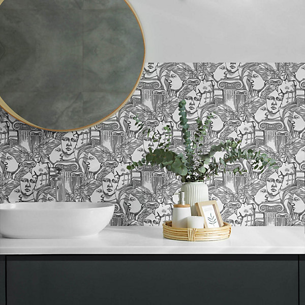 Panneau Décoratif Wallfluent 120x60 cm Des Vagues Au Motif Délicat 1 pièce