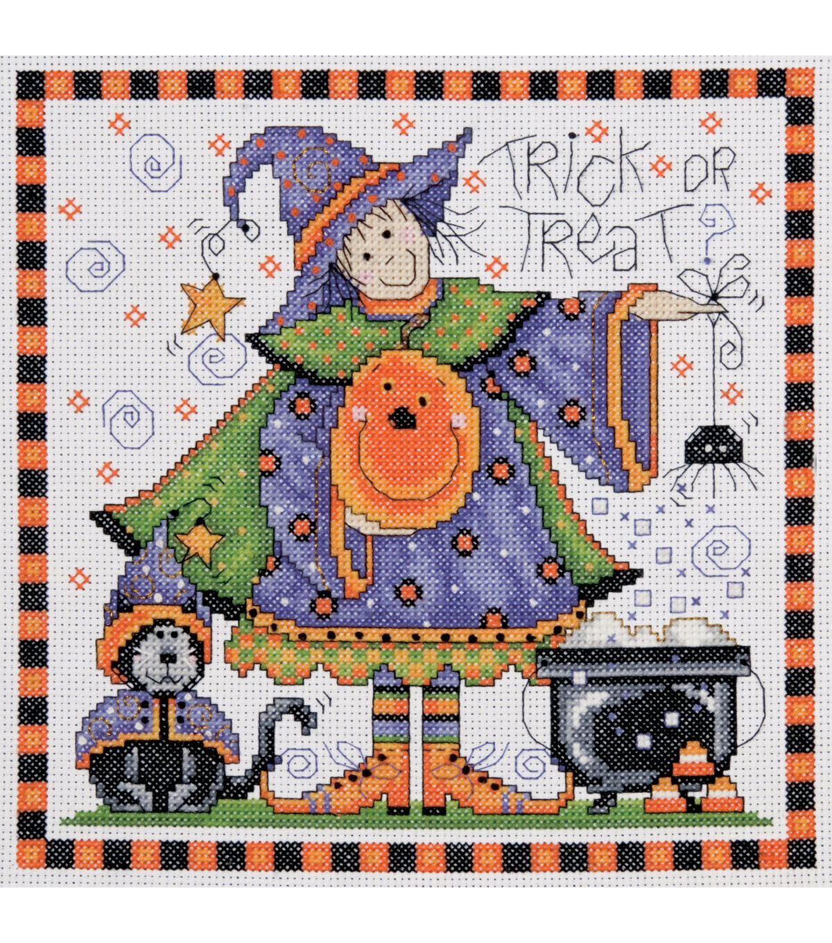 Design Works 8 Trick or Treat Counted Cross Stitch Kit