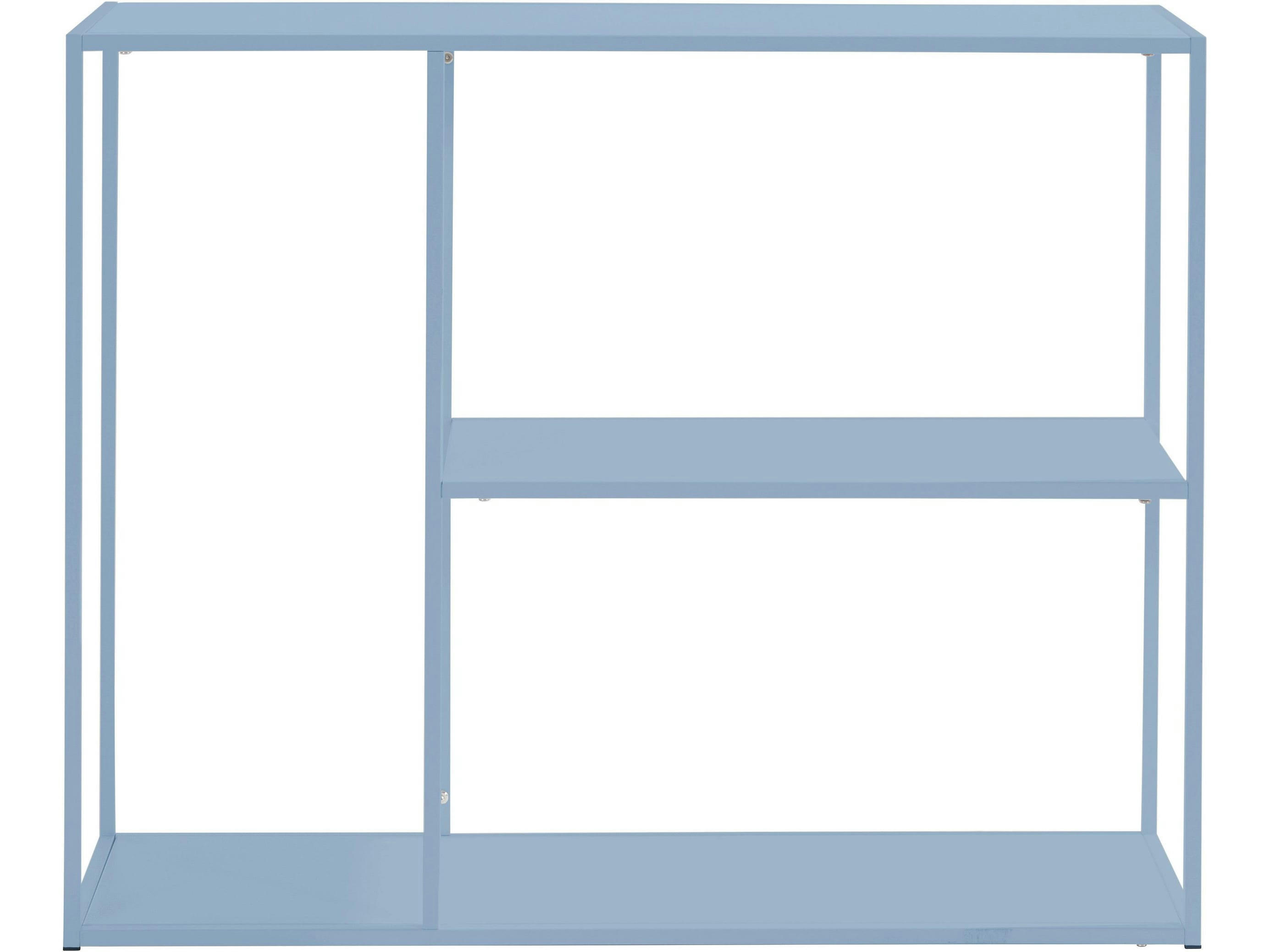 SISTO - Bibliothèque avec 2 étagères en métal metrol