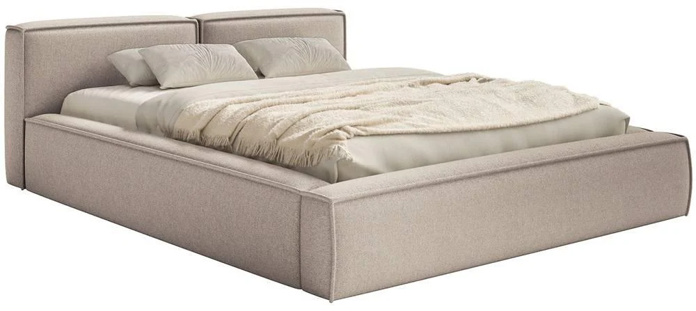 Bedframe Remera Slim chenille 180 x 200 cm