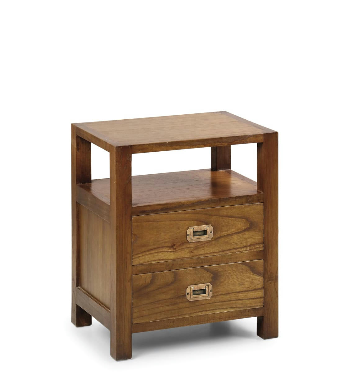 STAR - Table de chevet en bois marron L50