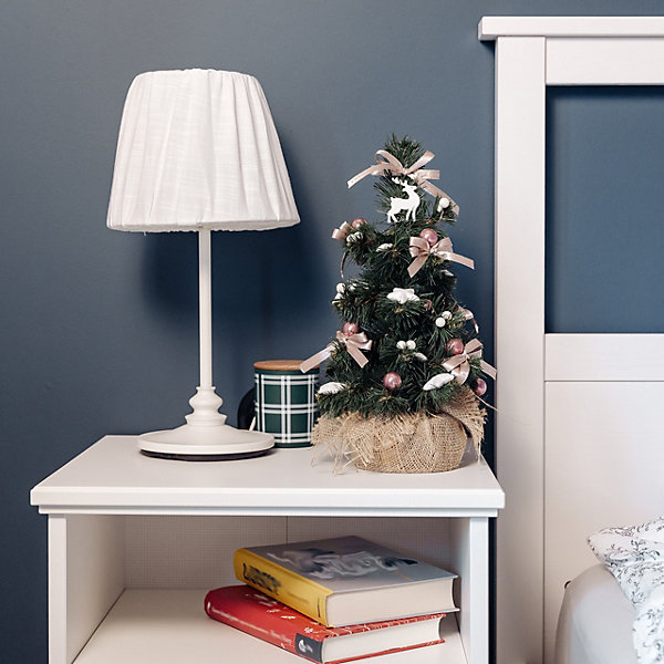 Creative Home Mini Sapin de Noël Artificiel 30 cm - Décoration Noël pour Petit Bureau, Salon et Table - Sapin Artificiel