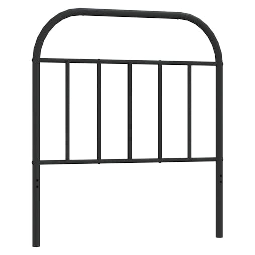 NNEVL Metal Headboard Black 90 cm