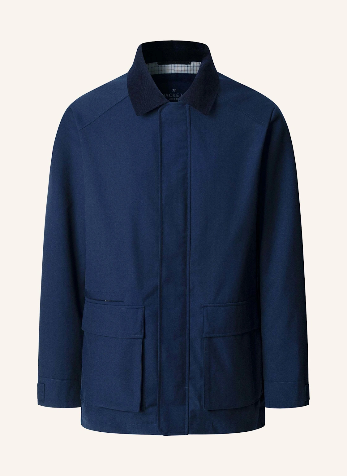 HACKETT LONDON Stehkragenmantel 2 PKT CARCOAT
