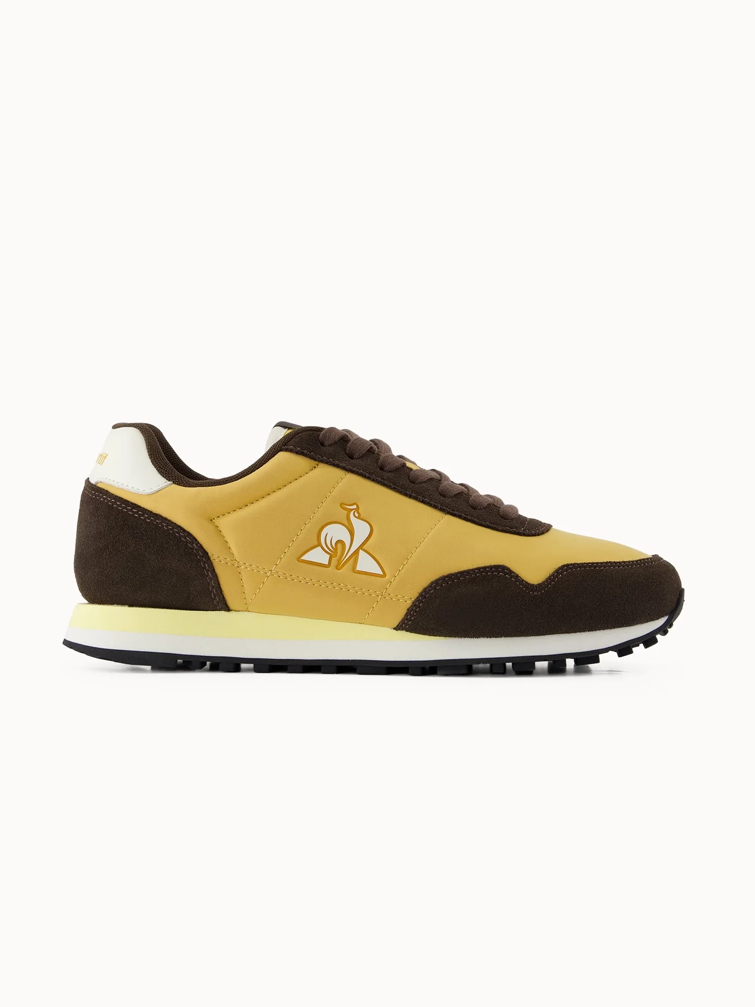 Basket retro-running en textile et suede Astra