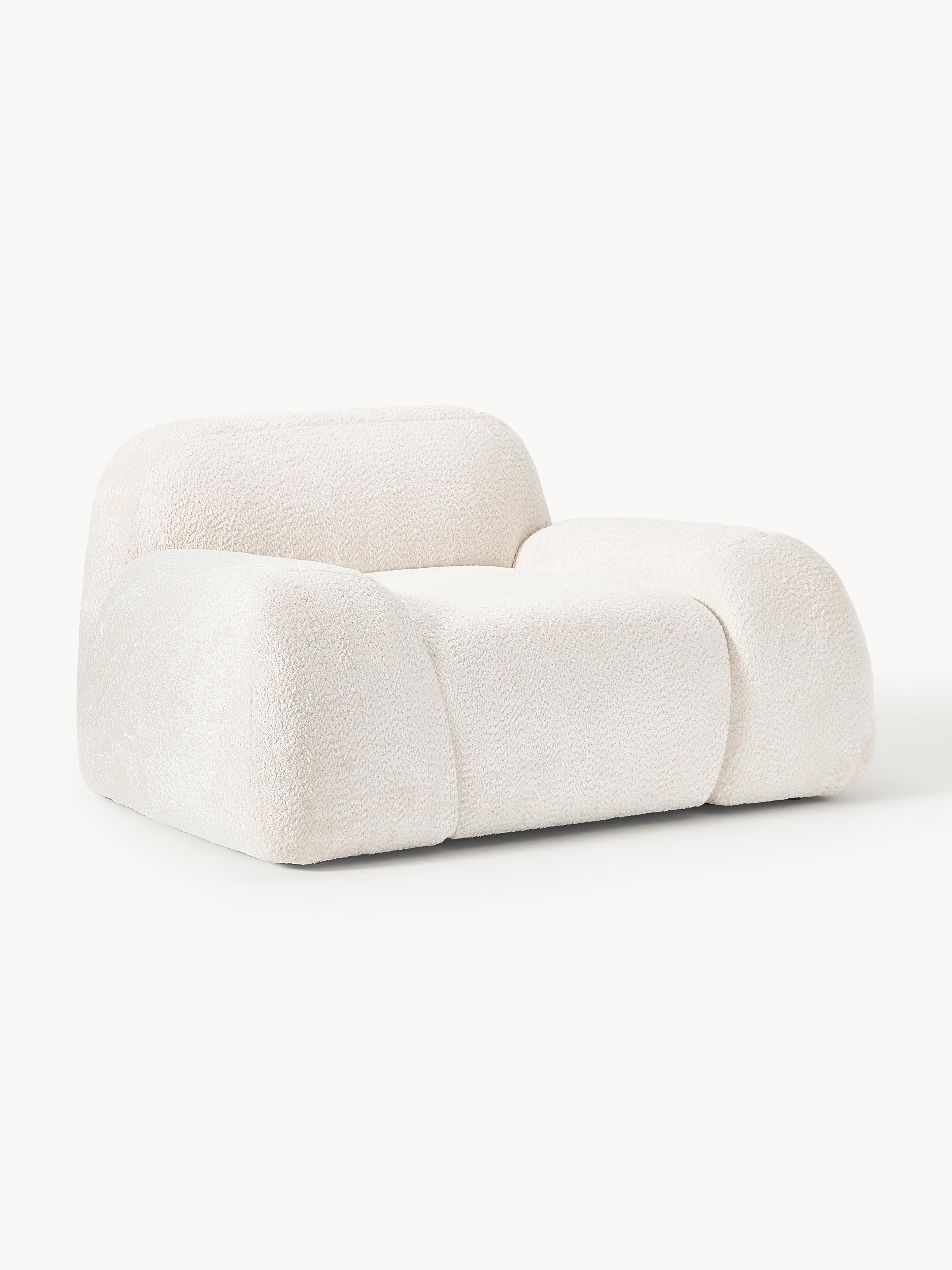 Loungesessel Wolke aus Teddy-Bouclé