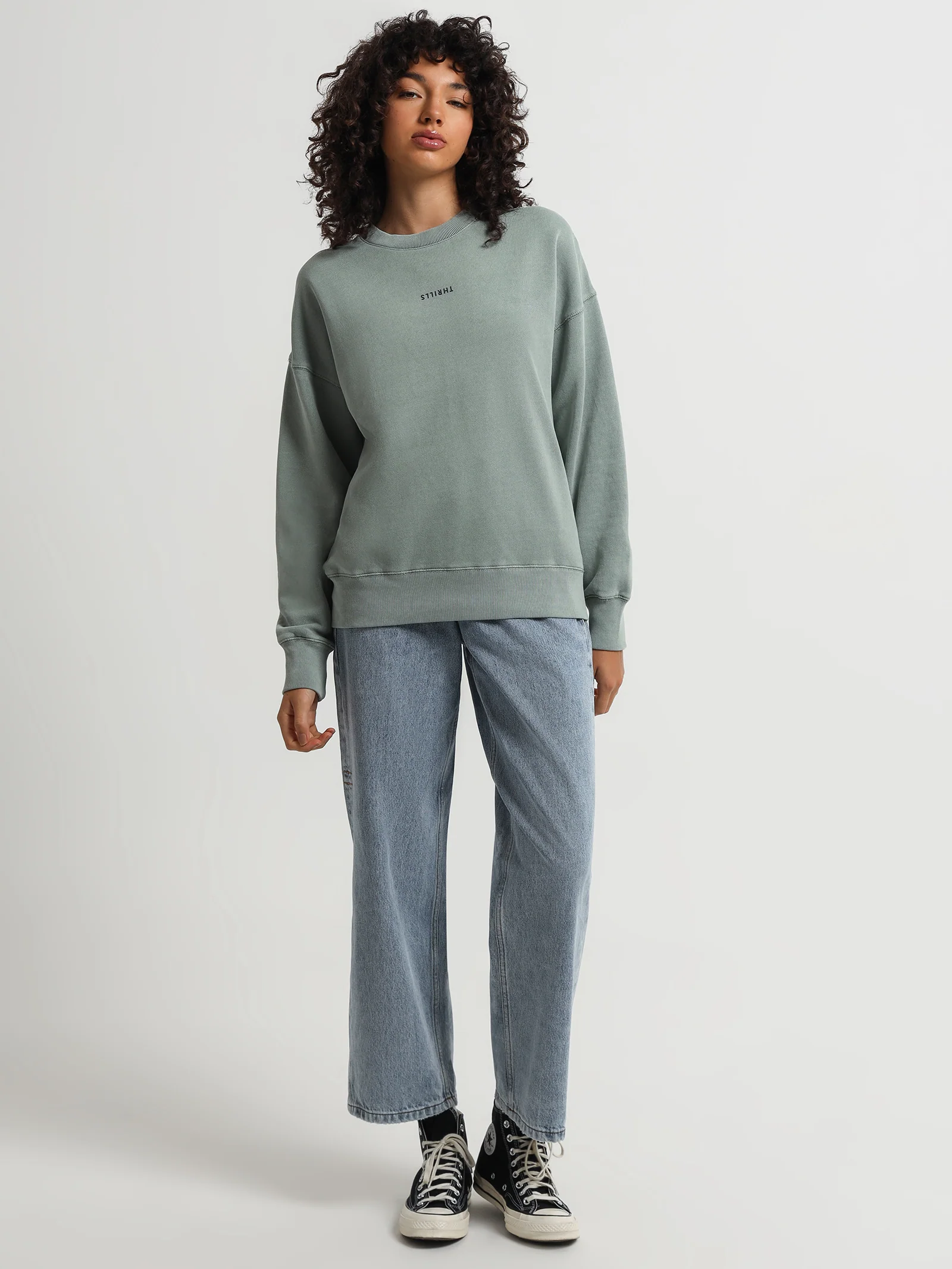 Minimal Thrills Slouch Crew