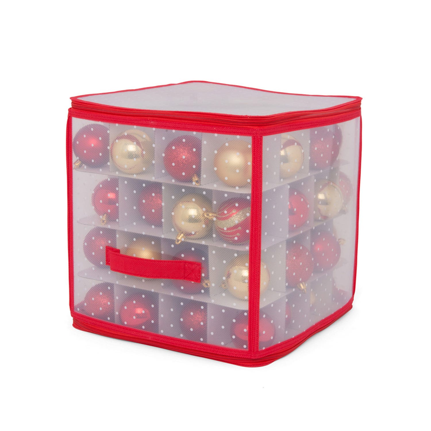 Organizer palline Natale 30x30x30 cm
