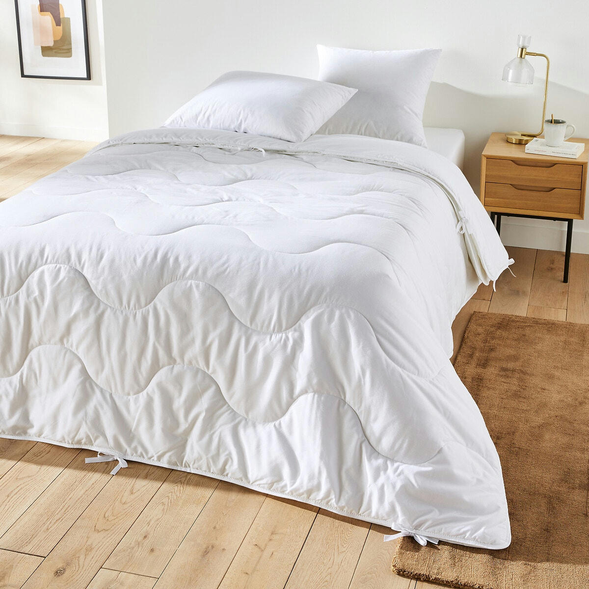 Couette 4 saisons synthétique antiacariens