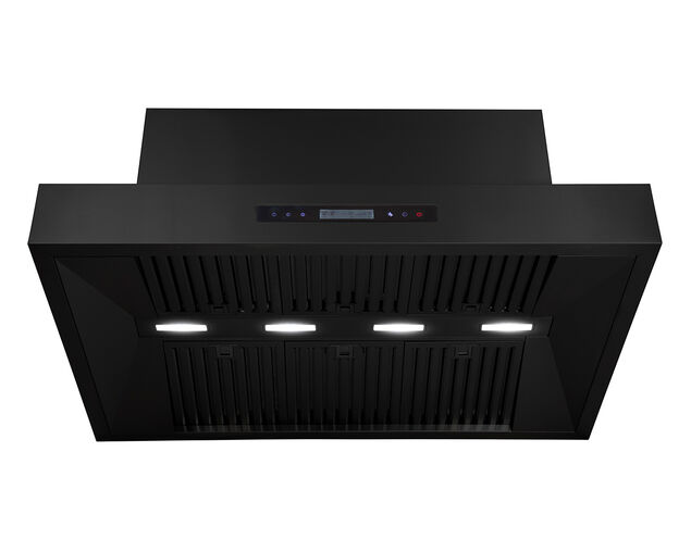 Excelsior Black Wall Mounted BBQ Rangehood - 1200 x 800mm