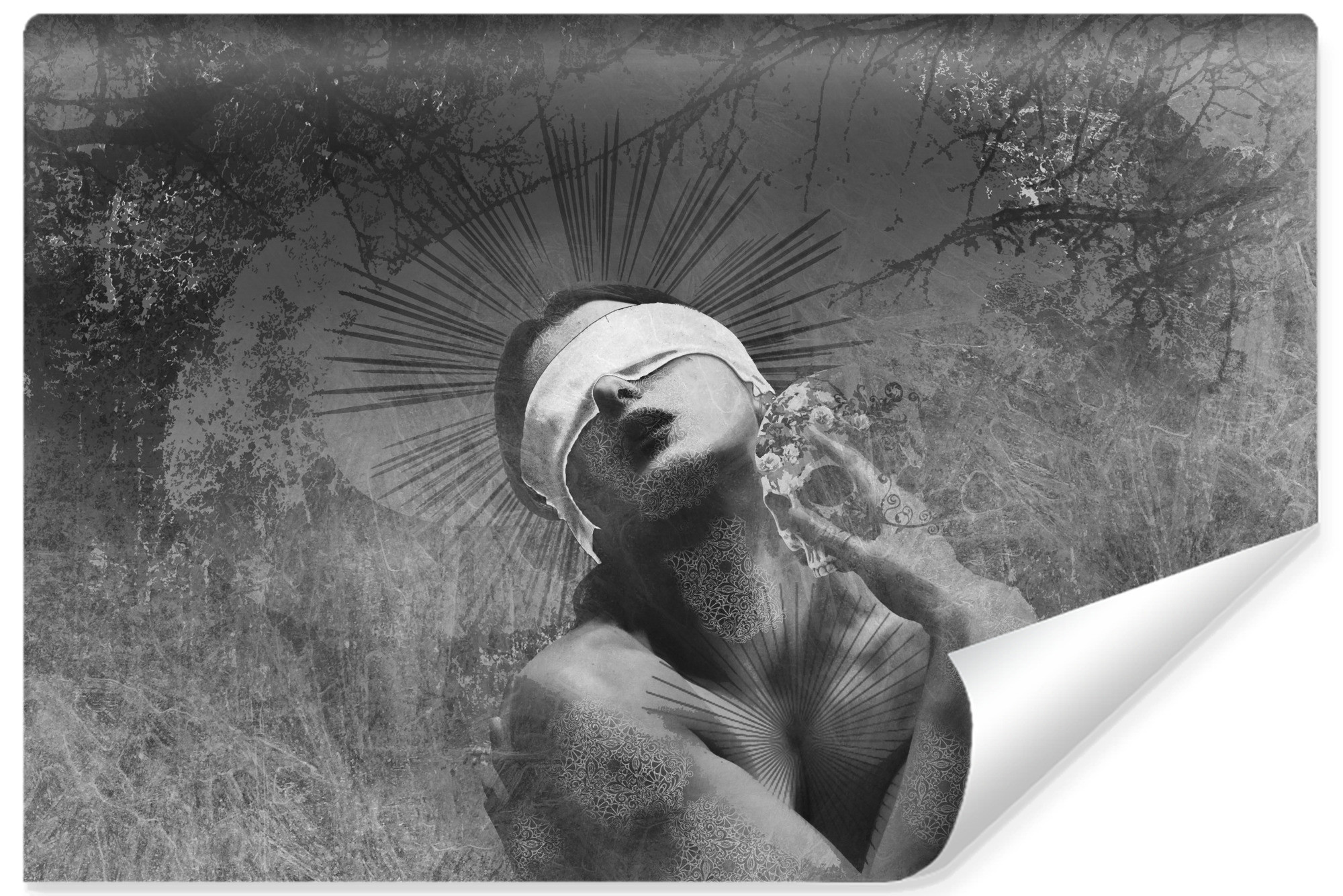 Fototapeta Kobiecy Portret W Stylu Retro 90x60cm