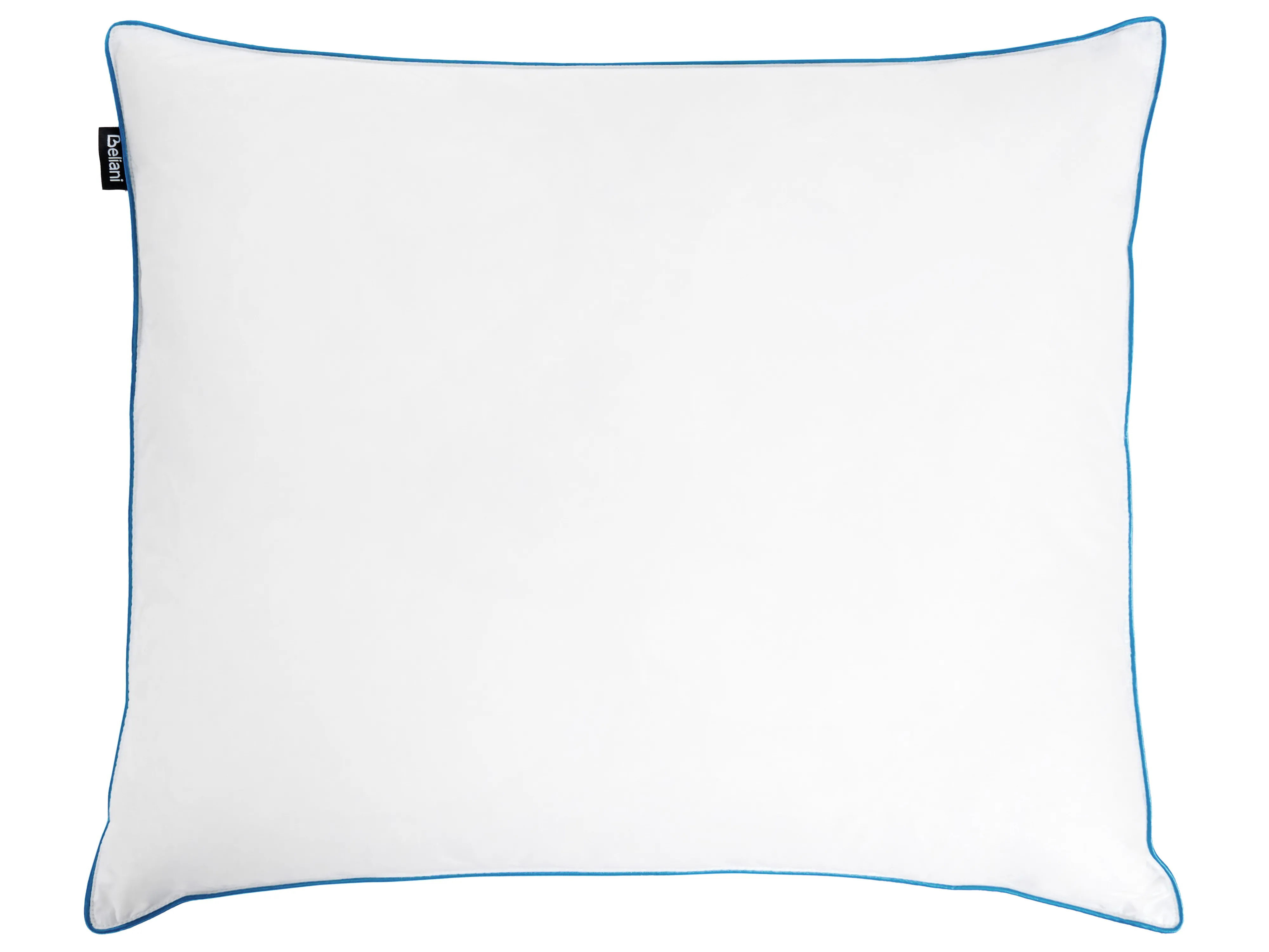 Bed Pillow ANETO Low Duck Feathers and Down 80 x 80 cm White