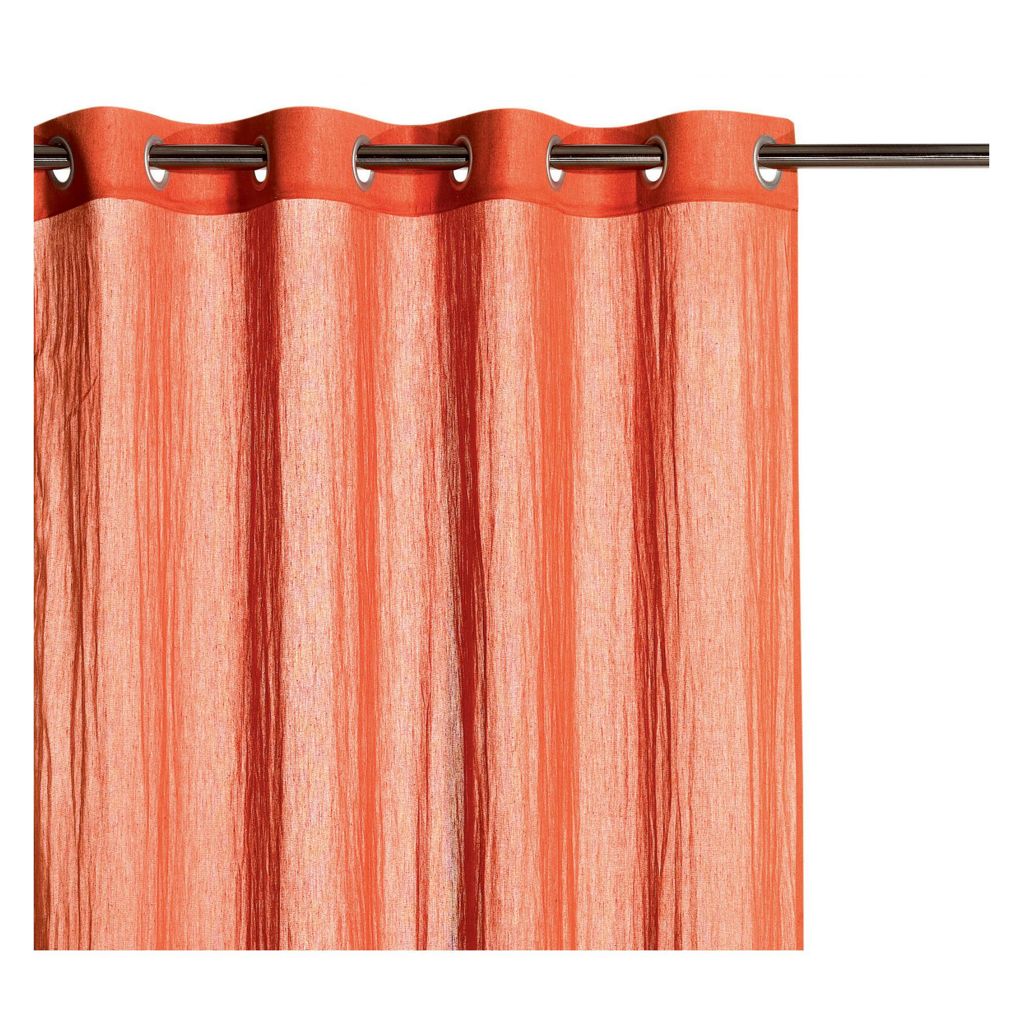 ZEFF - Rideau voile  en lin rooibos 140 x 280