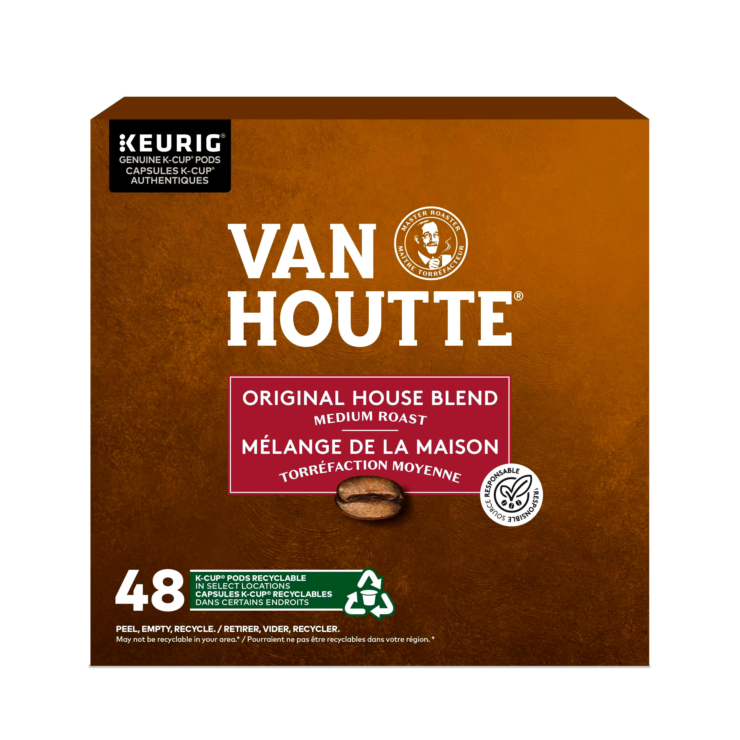Keurig Van Houtte Original House Blend Medium Roast K-Cup® Coffee Pods, 456-g, 48-pk