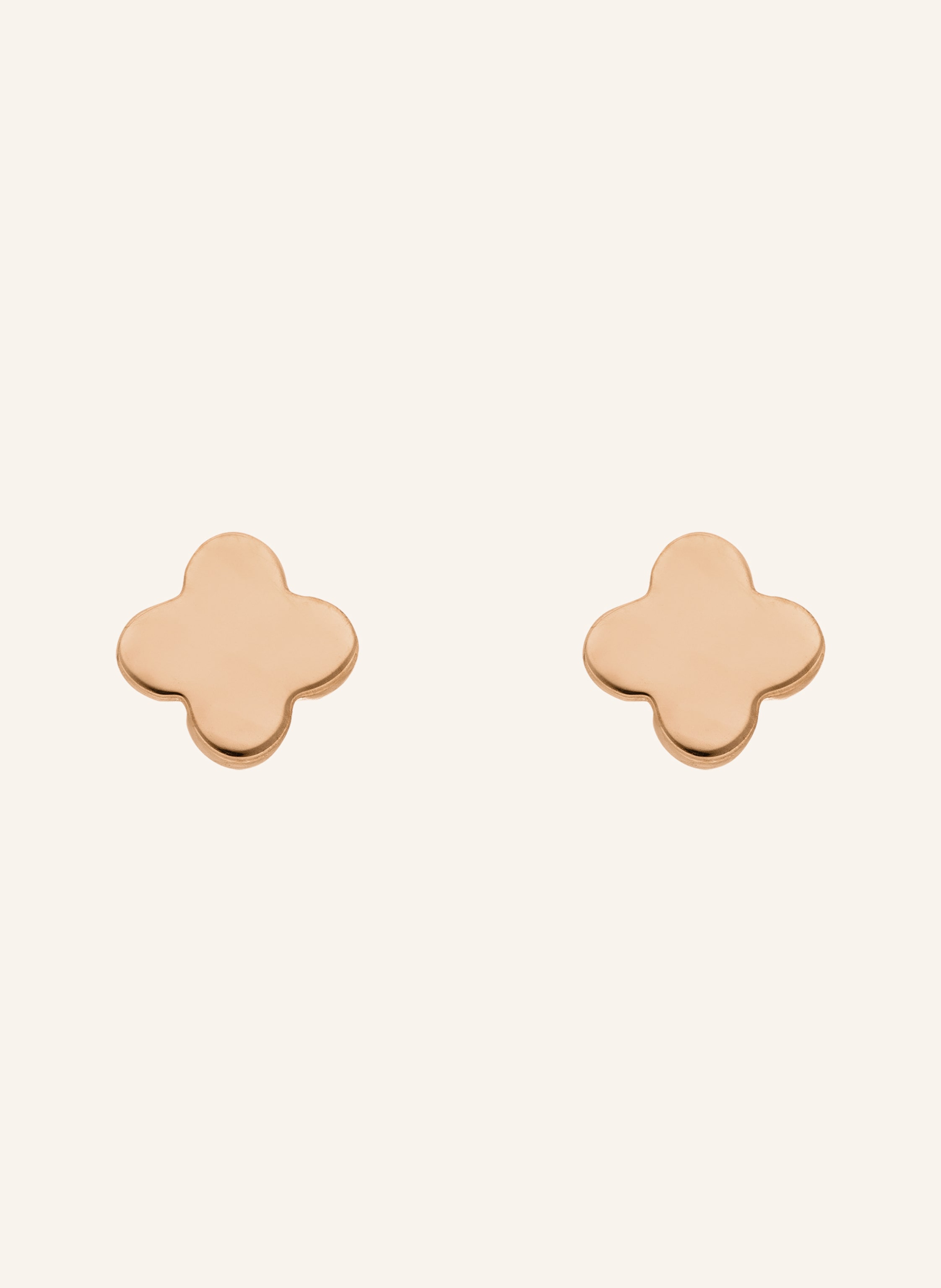 Leaf Ohrstecker MINI CLOVER aus 14 Karat Gelbgold