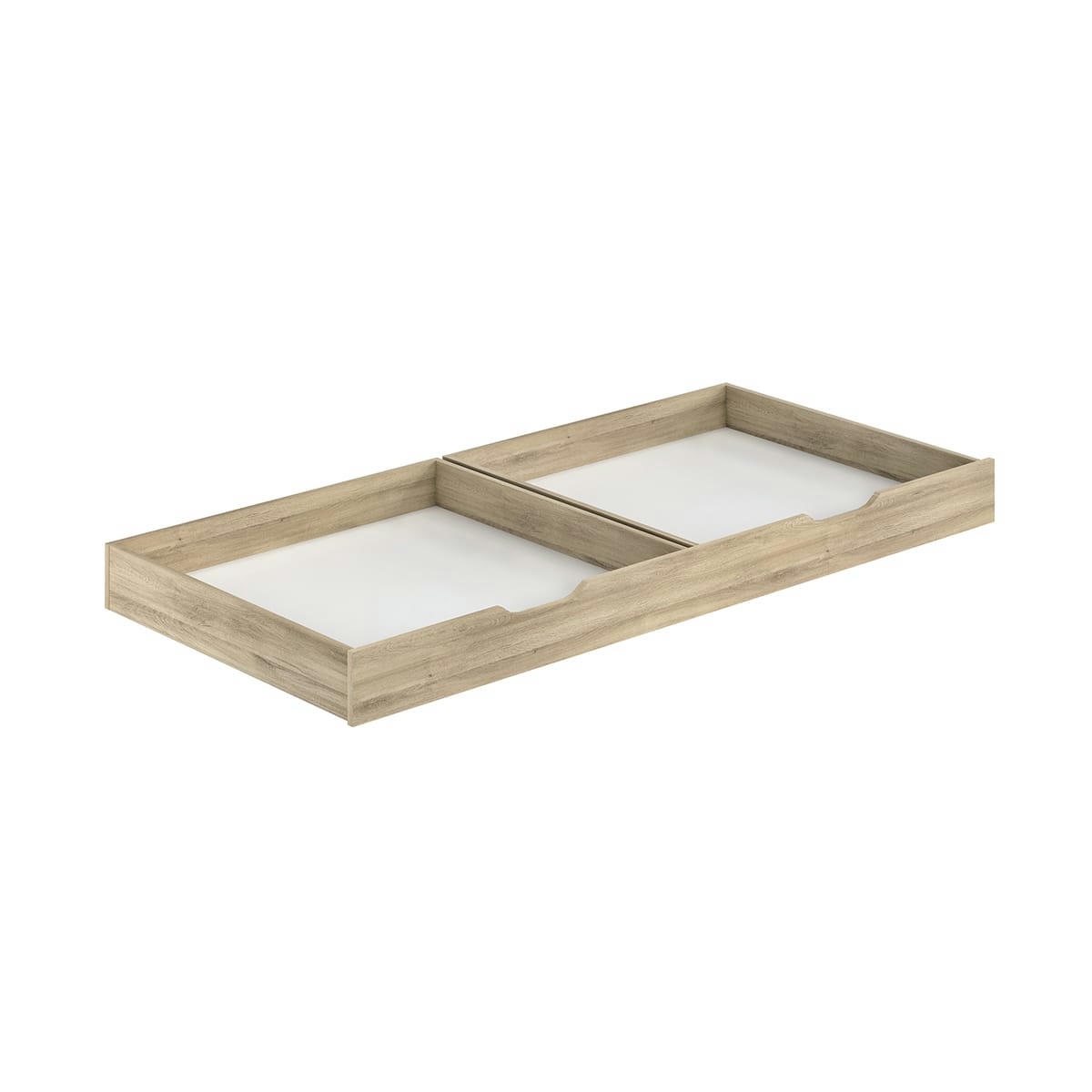 SACHA - Tiroir de lit pour lit combiné évolutif 70x140 en 90x200 chêne