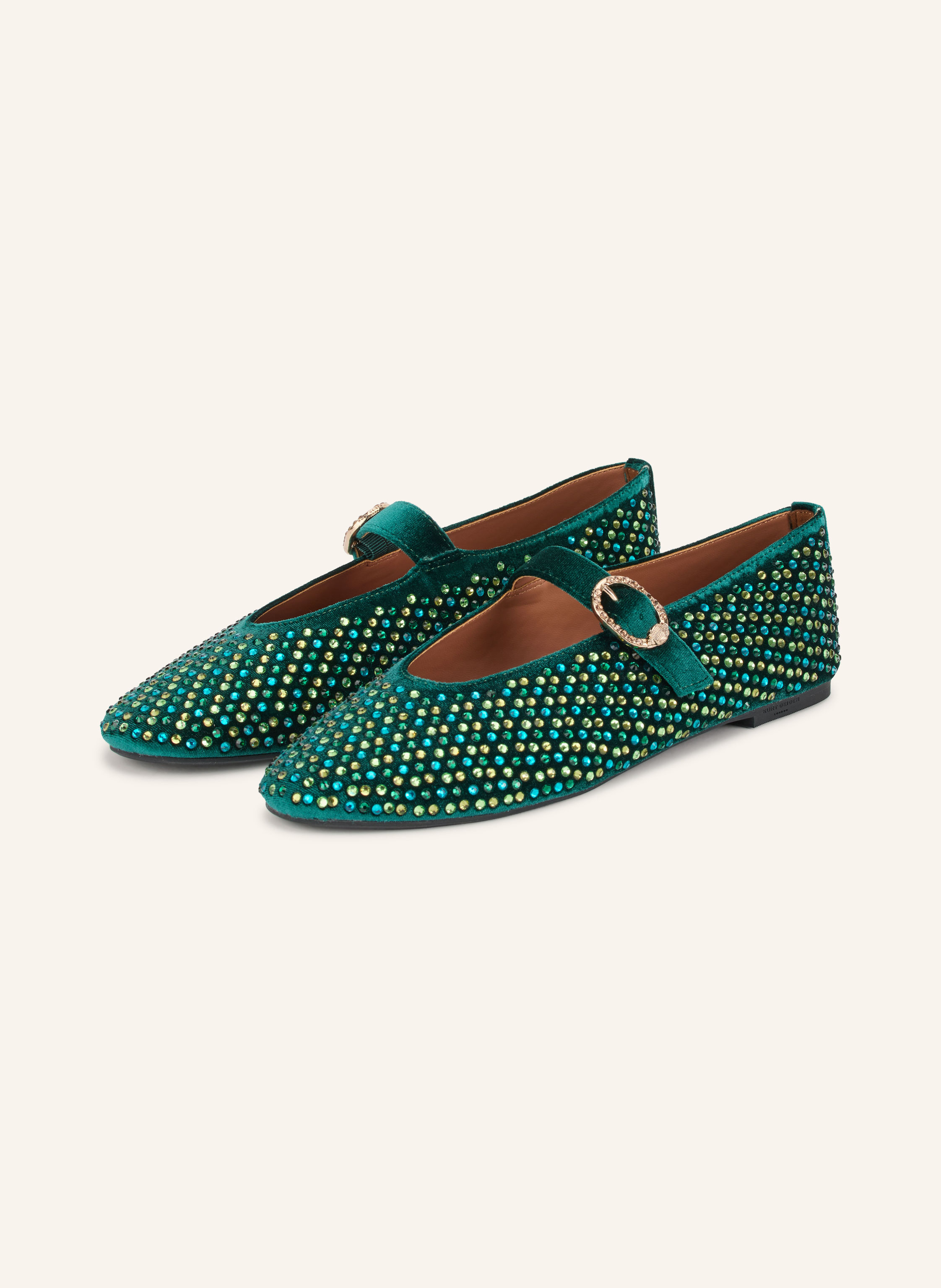 KURT GEIGER Mary-Jane-Ballerinas MAYFAIR mit Schmucksteinen