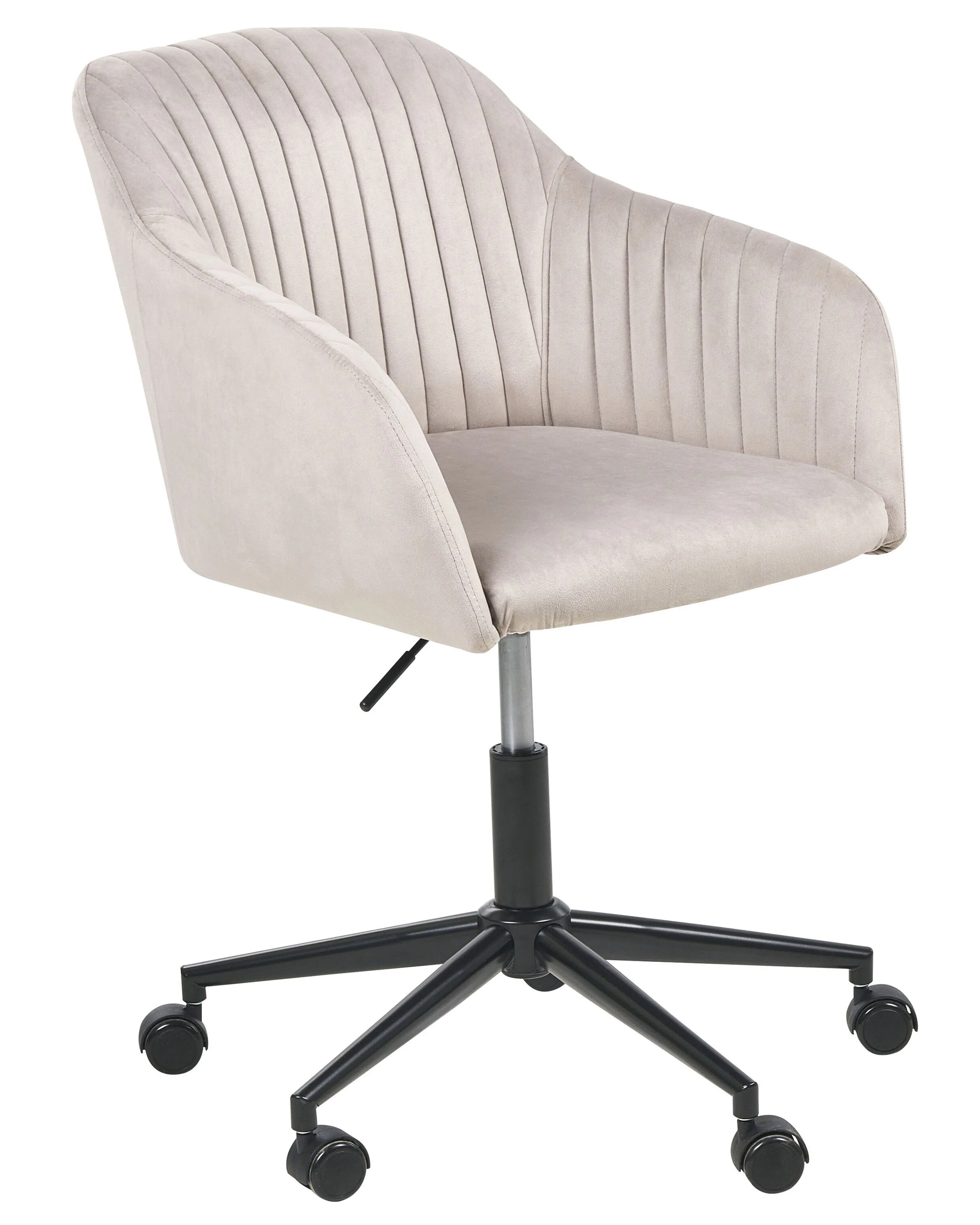 Desk Chair VENICE Velvet Taupe