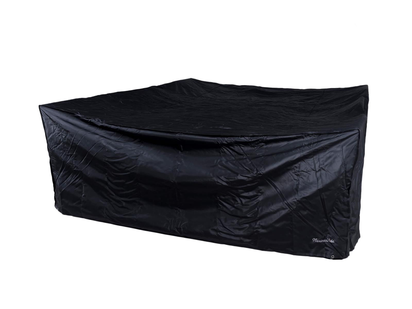 MaximaVida tuinmeubel beschermhoes London 130 x 130 x 90 cm zwart- zware uitvoering