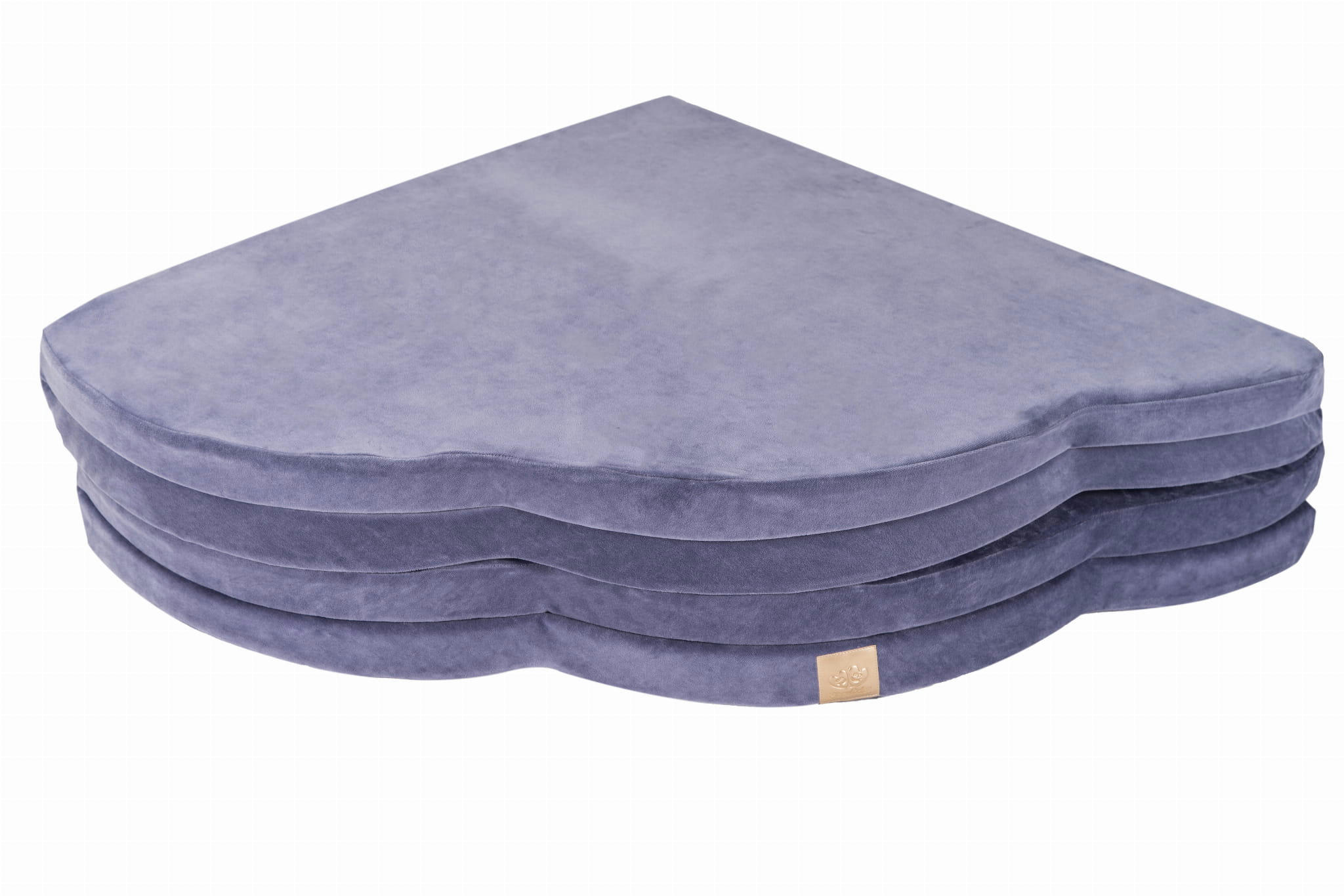 - Tapis de jeu nuage gris bleu 160x160cm