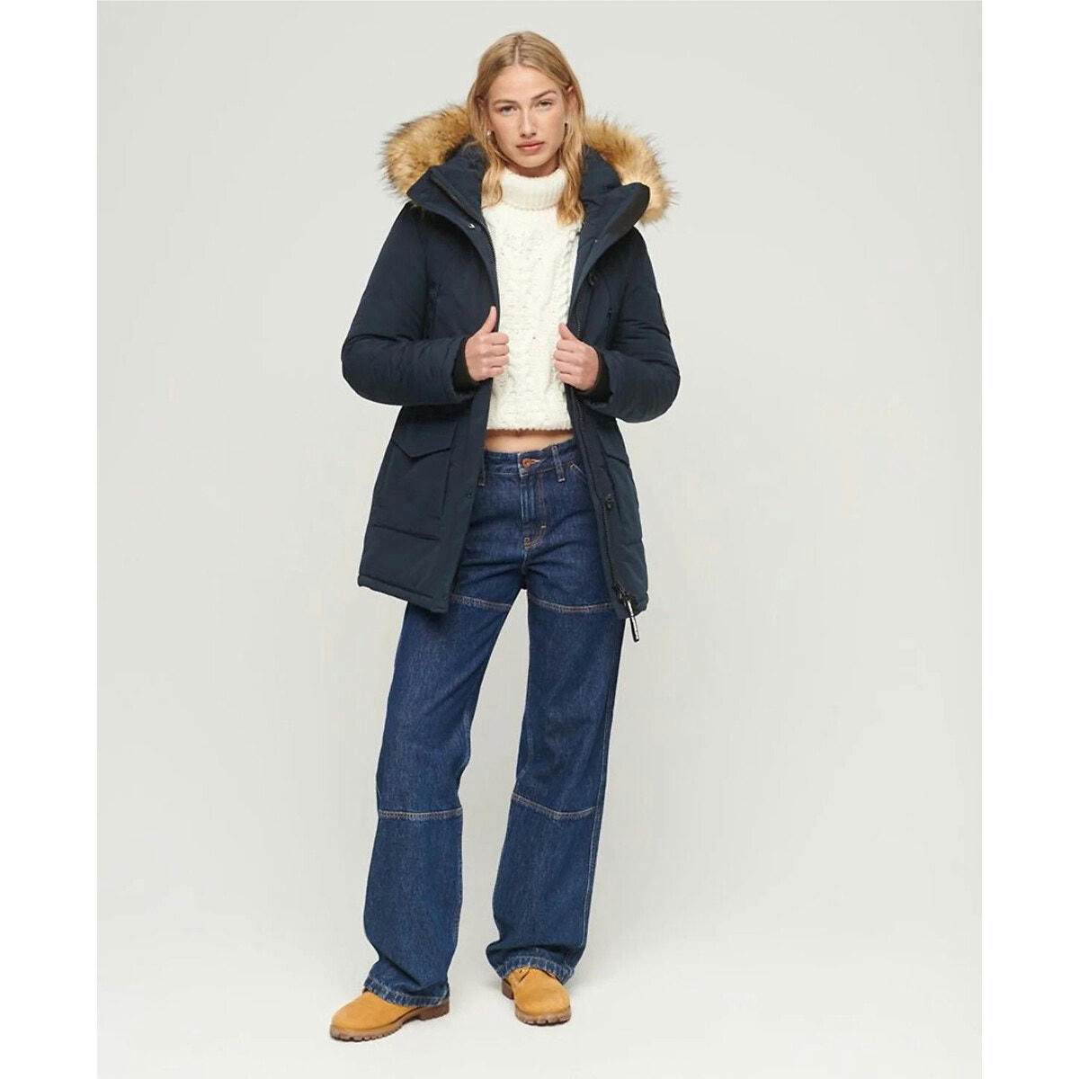 Parka Everest mi-longue à capuche