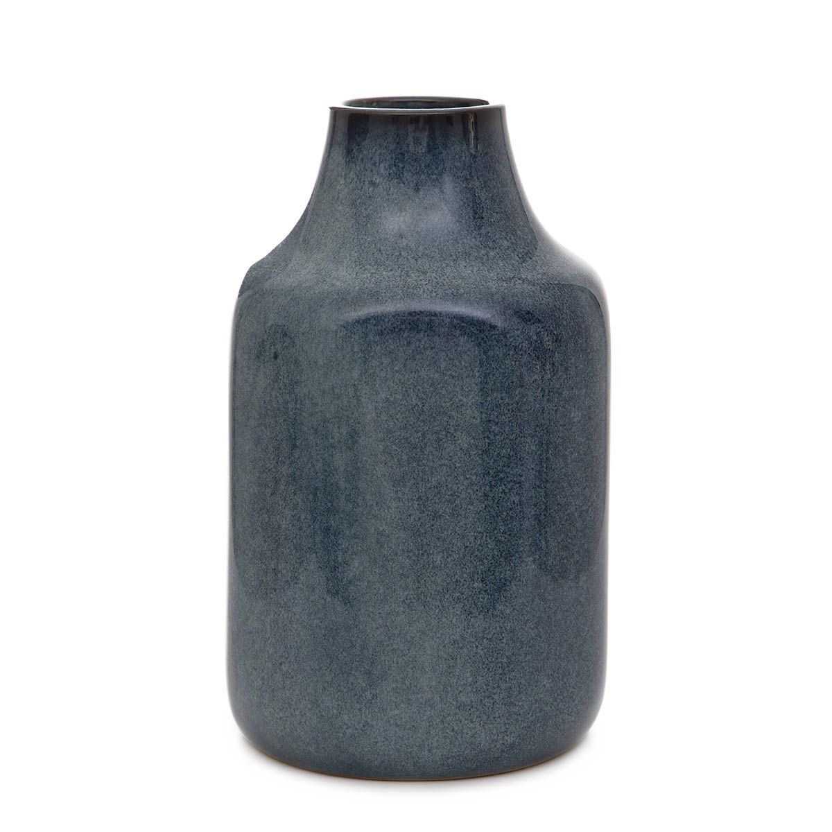 Wazon RUFUS ceramiczny granatowy 13x13x22 cm