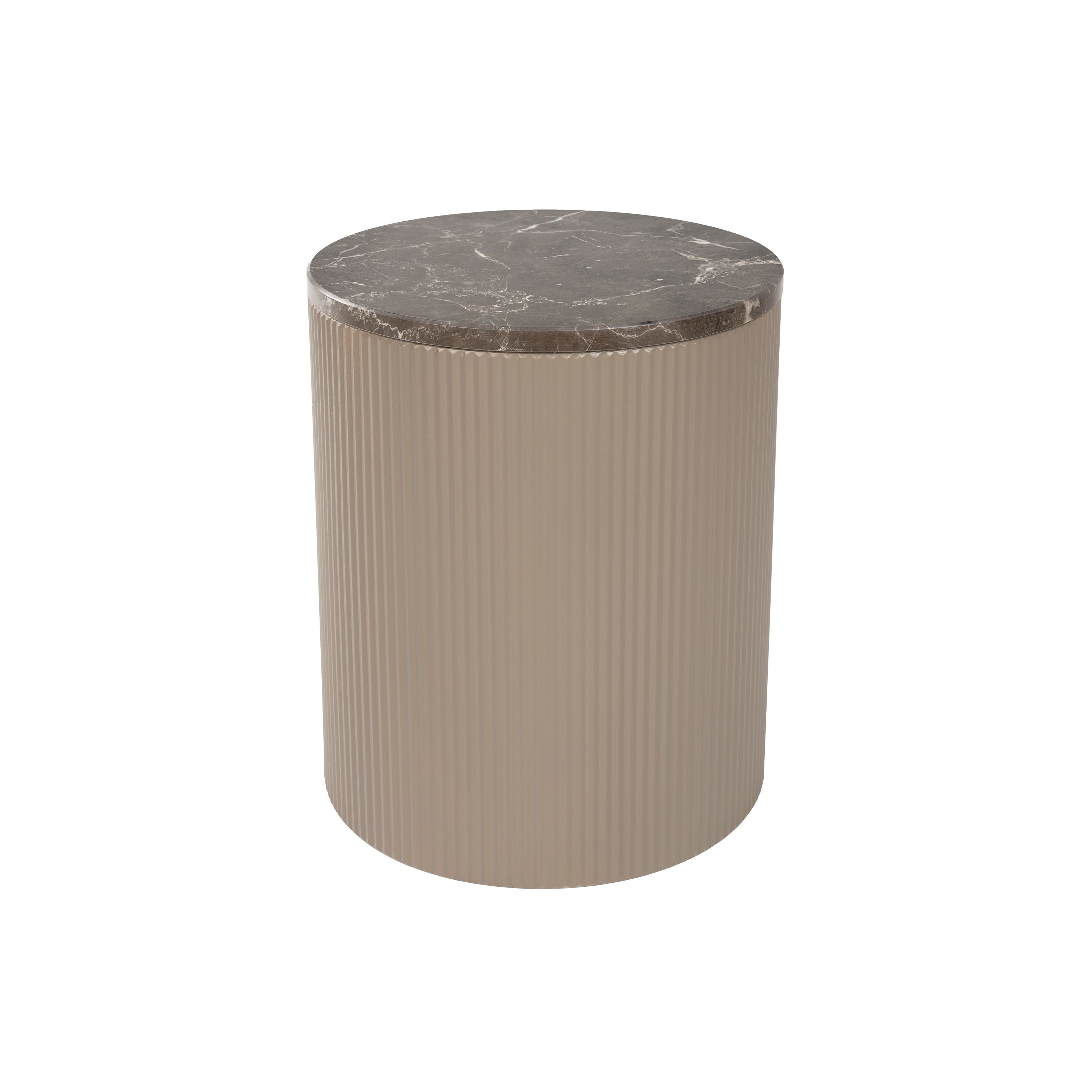 Housecraft Living Anna Bijzettafel Rond 35 cm Beige