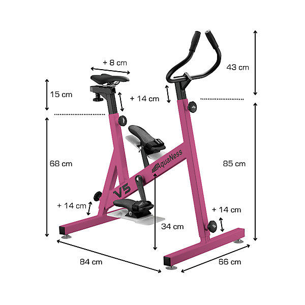 Aquaness - Aquabike V5 - Vélo de piscine