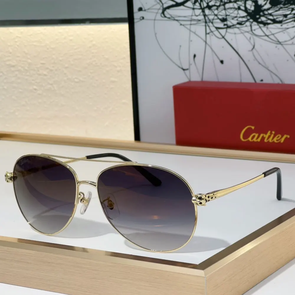 Cartier  Metal frame  Sunglasses