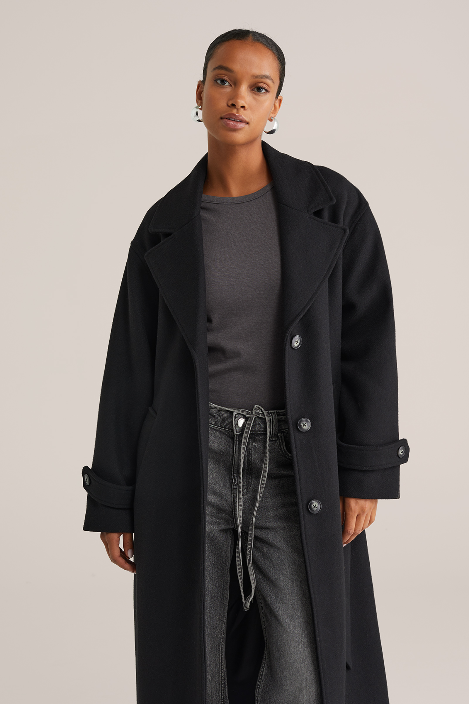 Dames jas van wolmix