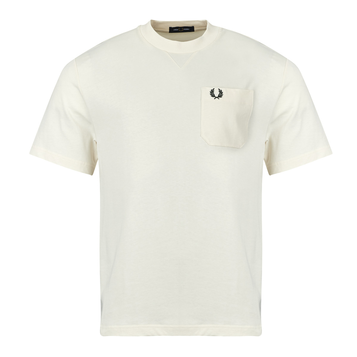 Fred Perry - POCKET DETAIL T-SHIRT - Beige