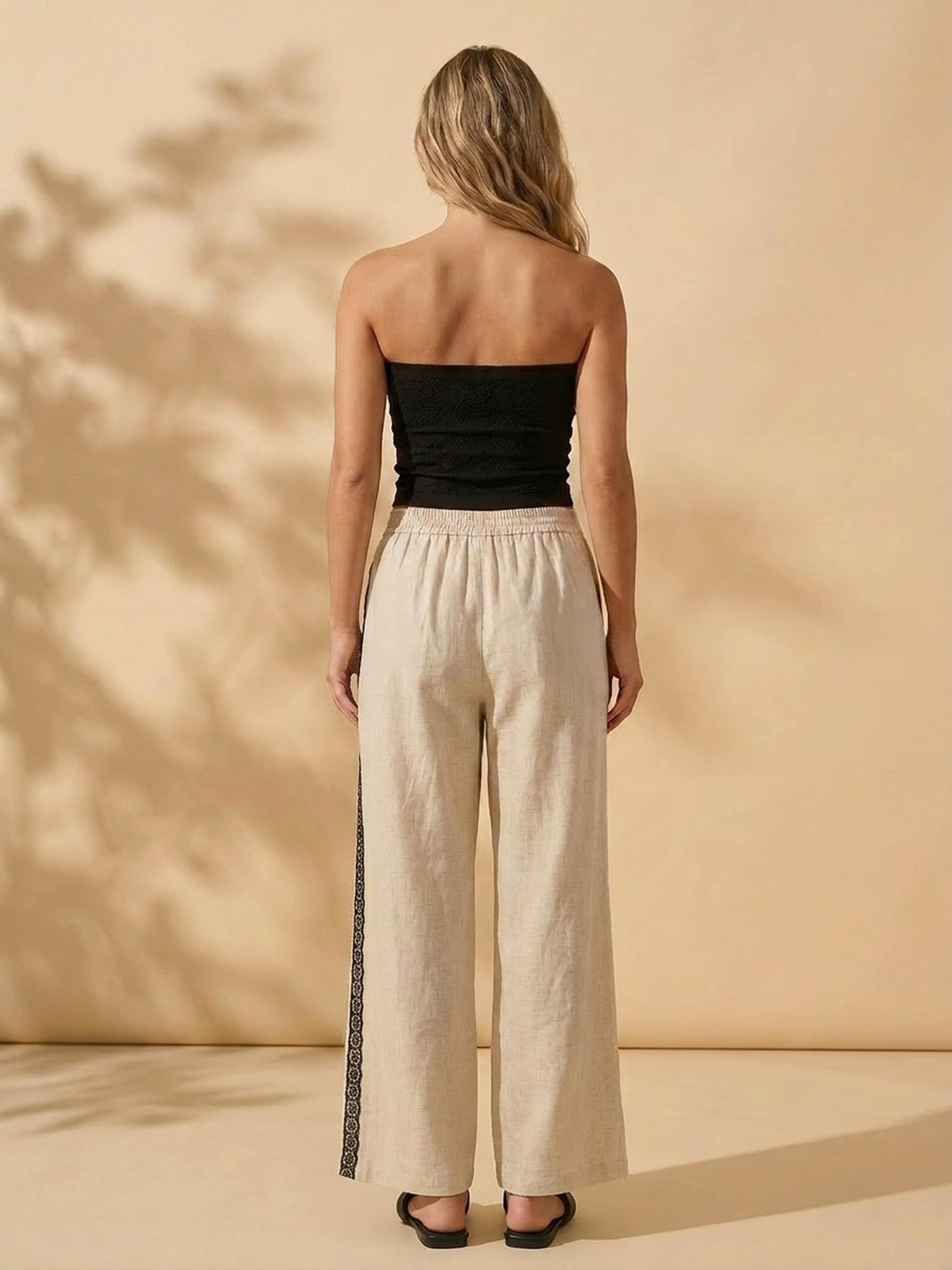 Spodnie wide leg