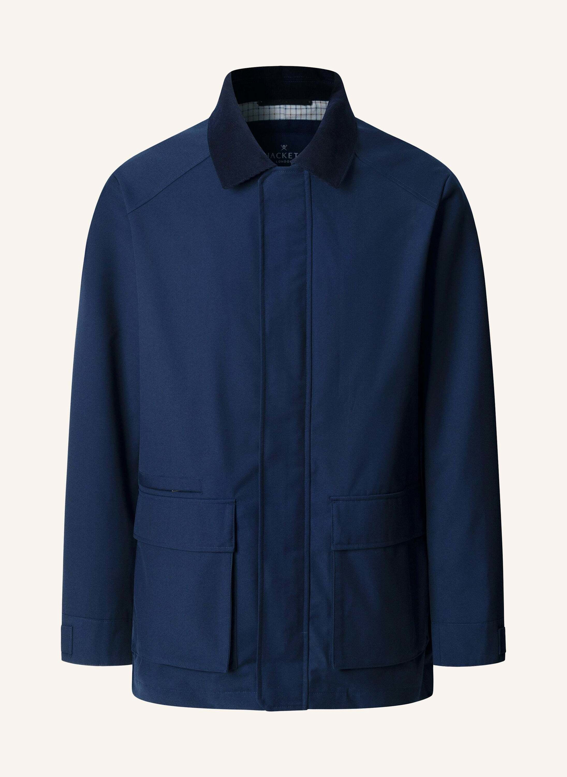 HACKETT LONDON Stehkragenmantel 2 PKT CARCOAT
