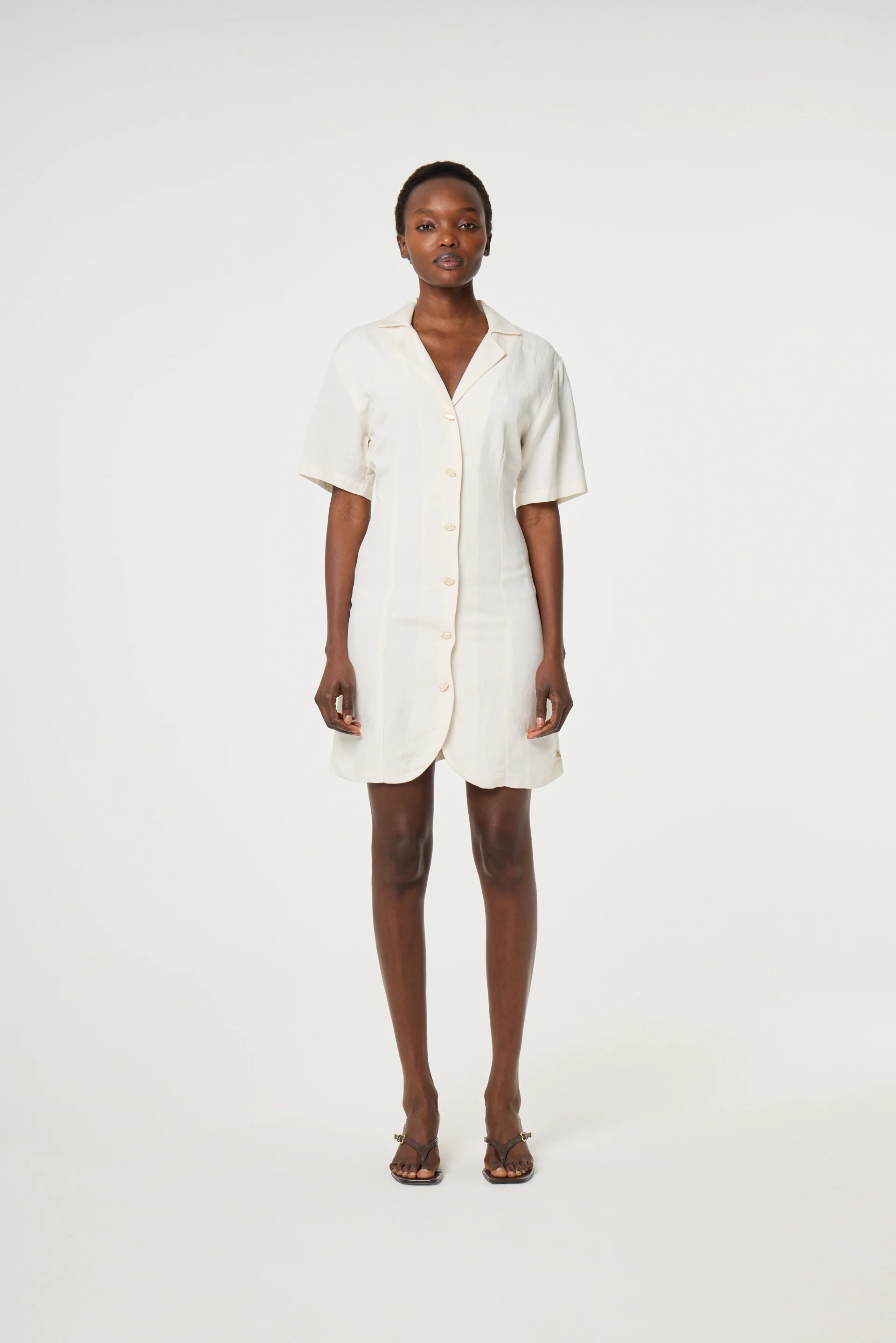 Melody Dress | Cosy White