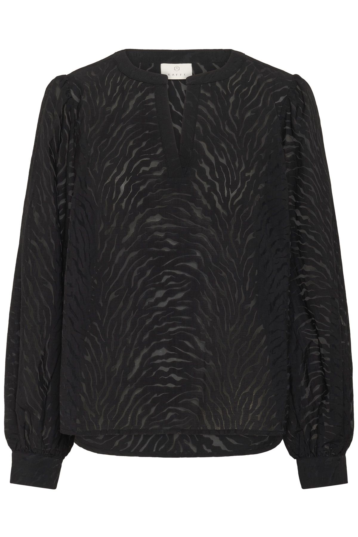 Kaffe KAvivian V-Neck Long Sleeve Blouse
