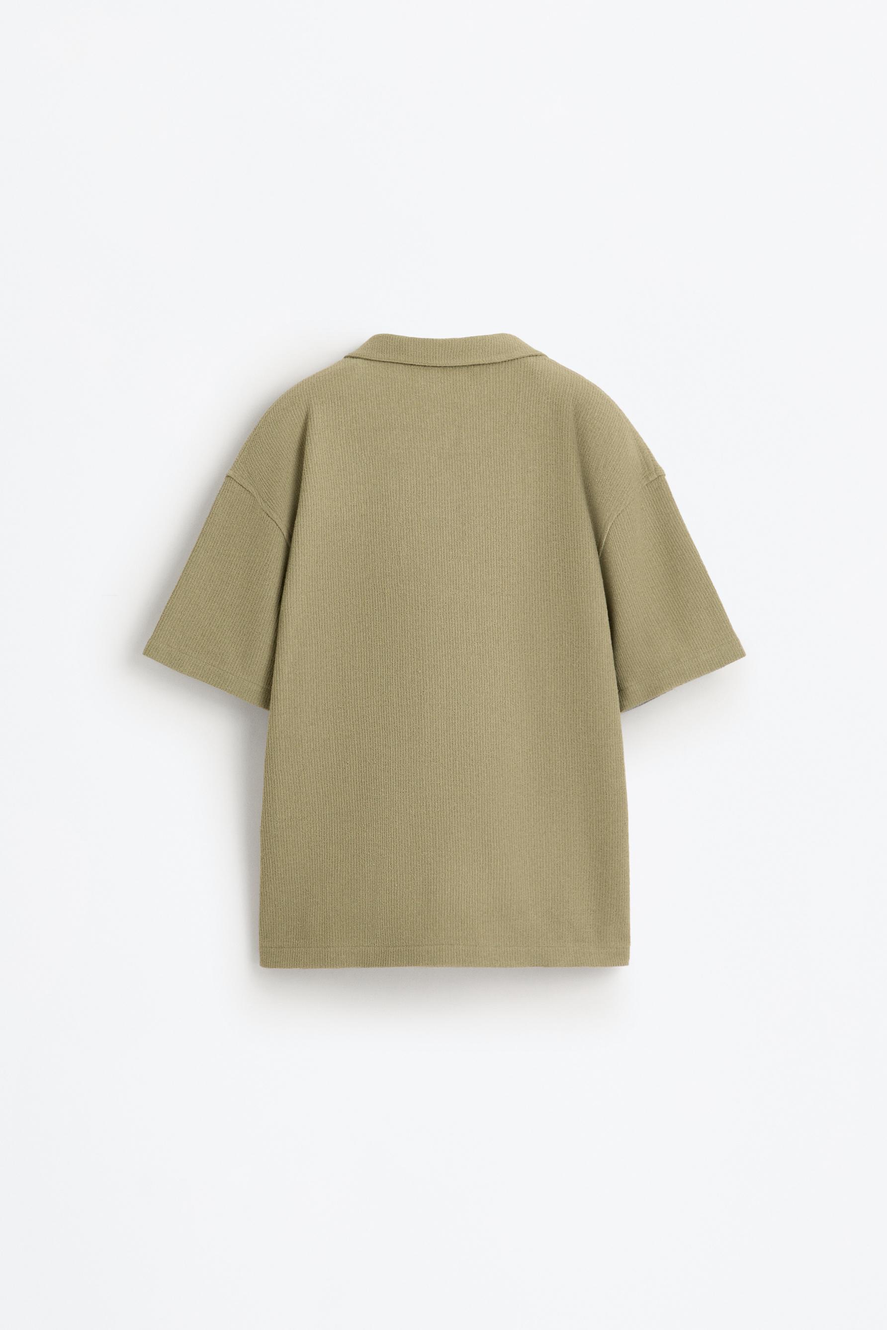 Camisa resort punto cortado