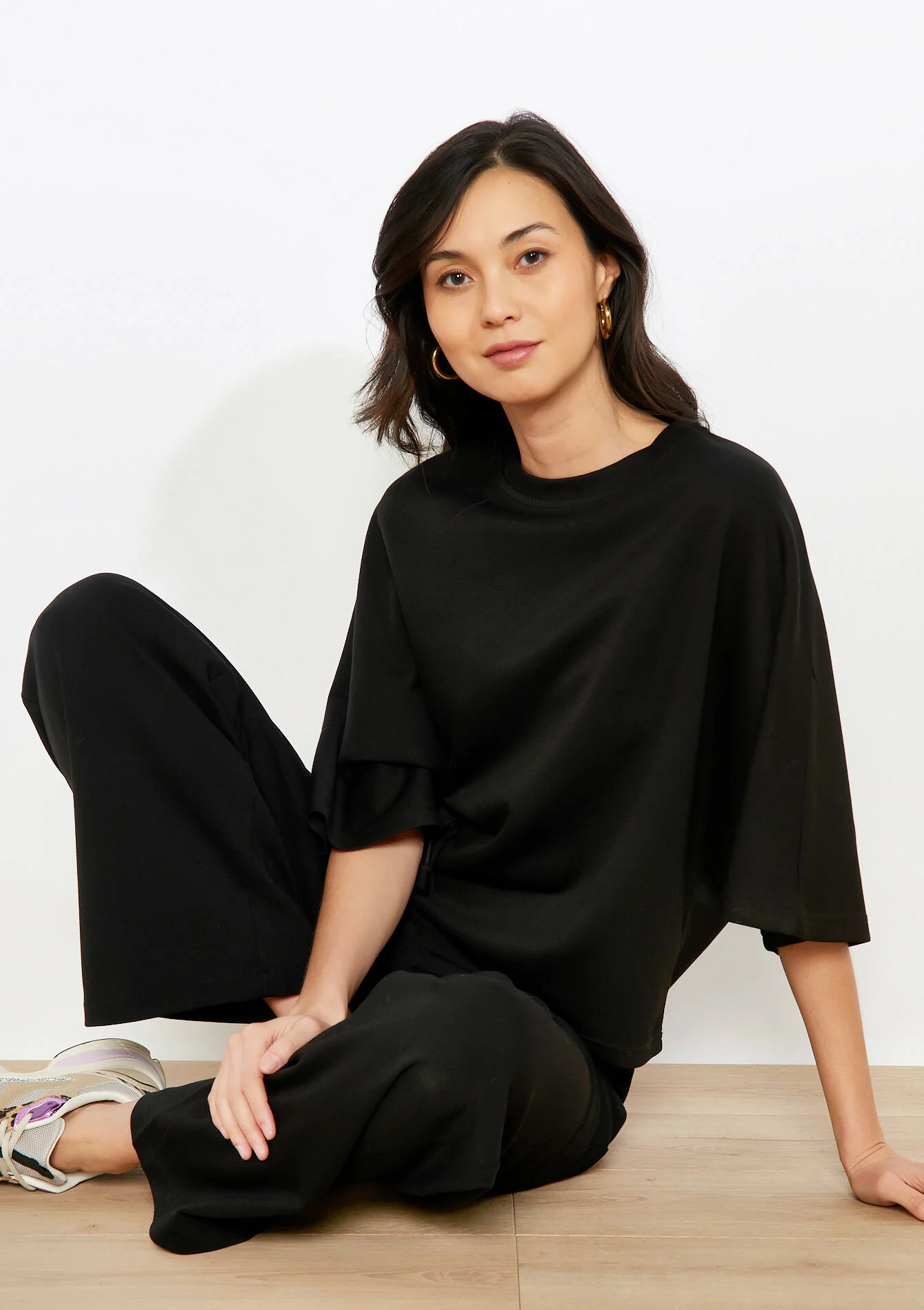 Oversized minimalistische trui