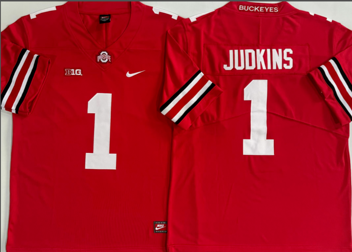 TreVeyon Judkins NCAA Ohio State Buckeyes Nike Vapor Limited Jersey