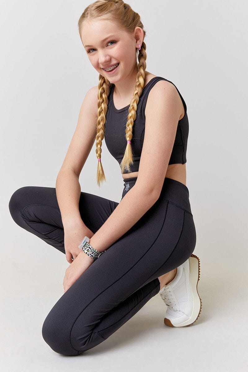 Hello Franki Sport Black Leggings for girls