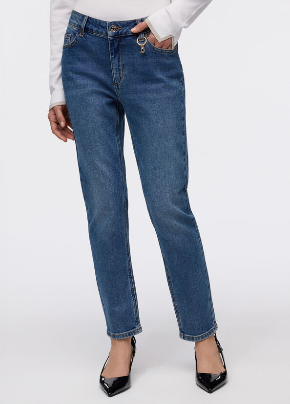 Jeans skinny a vita alta