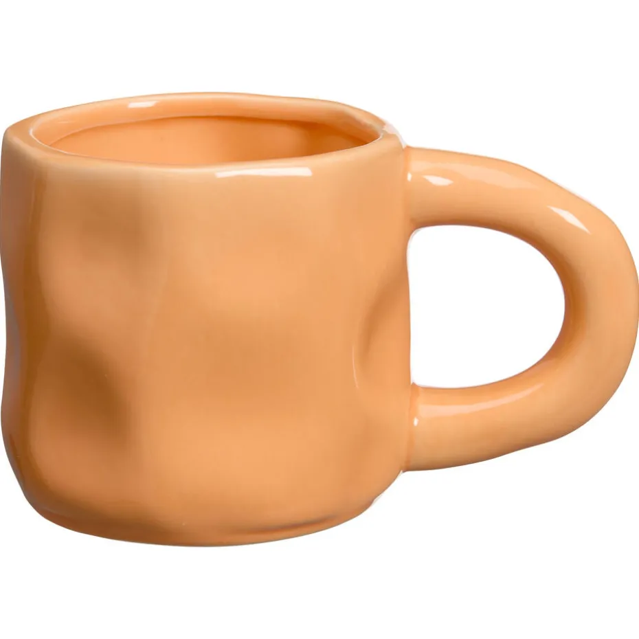 Kwantum Mokken | Mokken | Mok Met Oor Squeeze  270ml Oranje