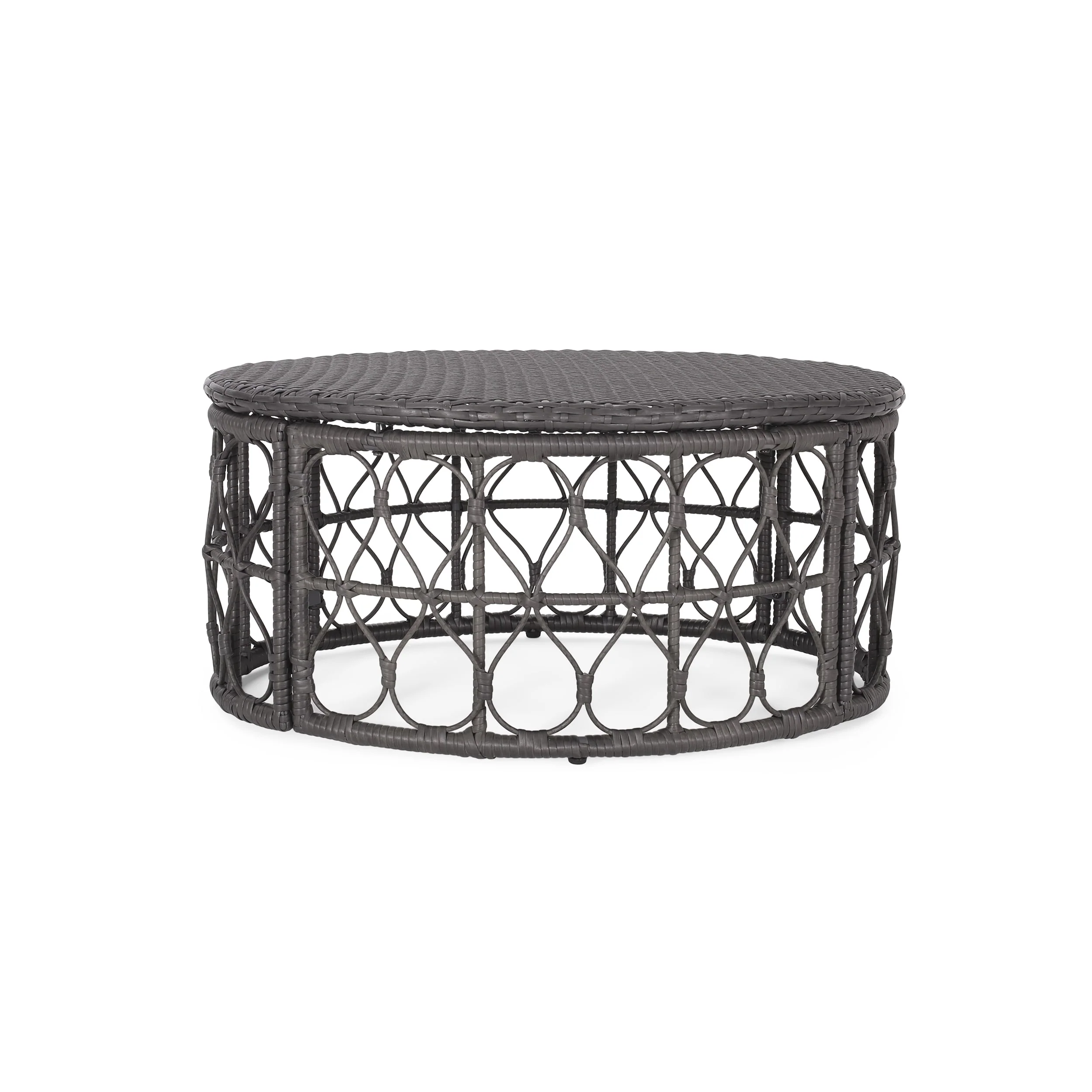 Bruce Outdoor Wicker Coffee Table by Christopher Knight Home