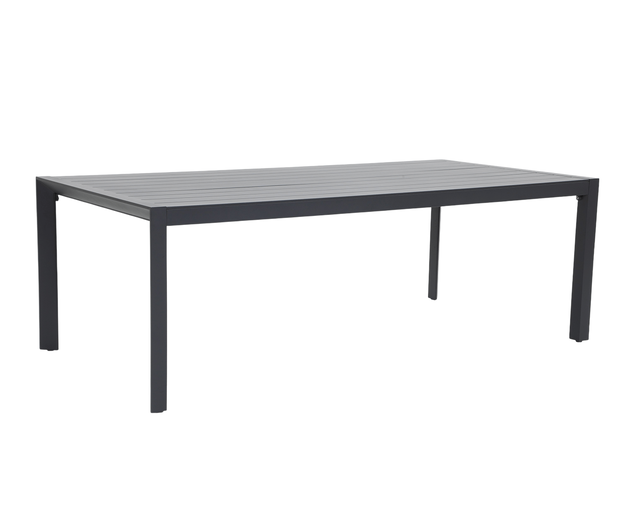 Jette 8 Seater Dining Setting Bundle - Gunmetal Grey