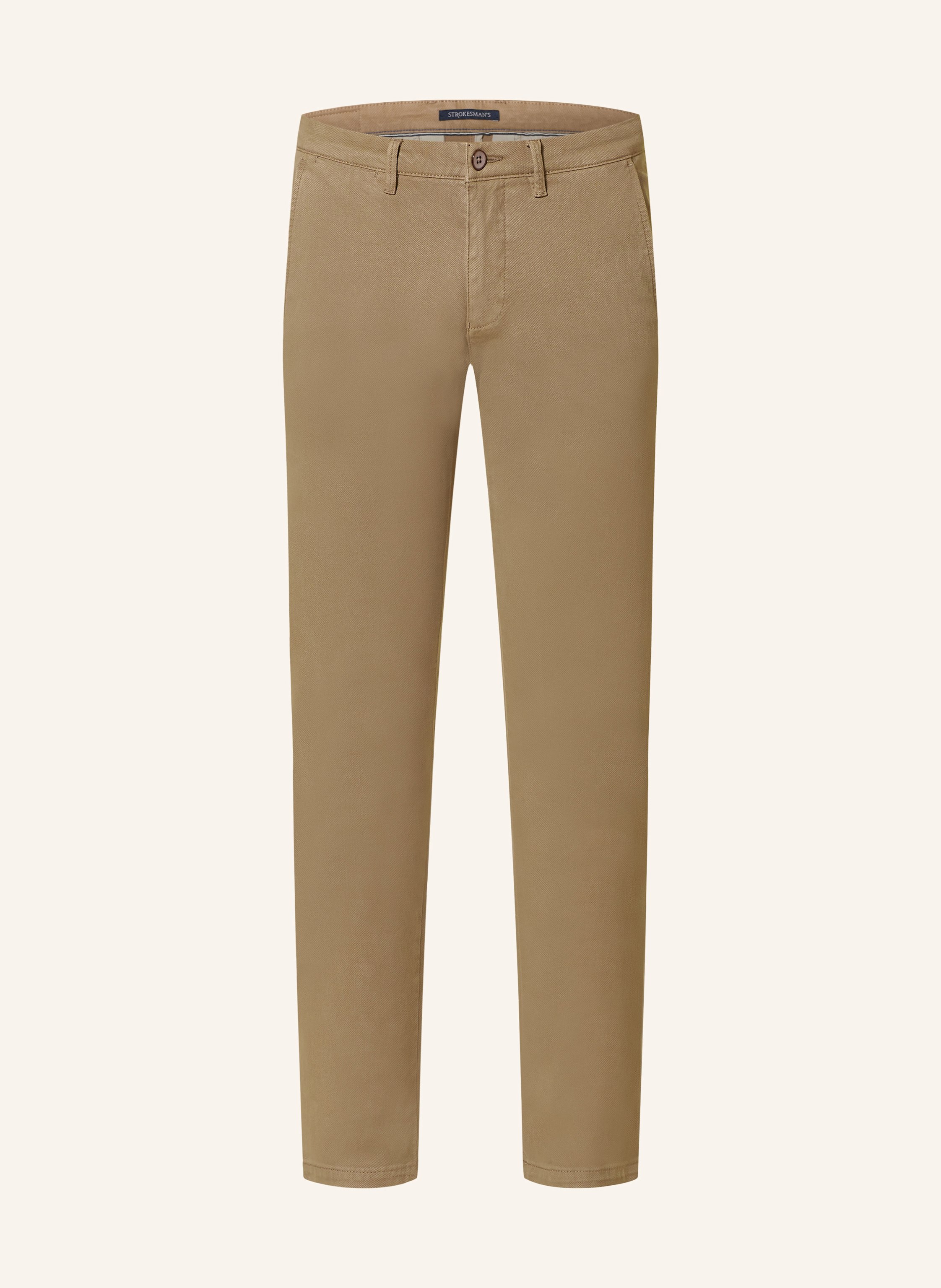STROKESMAN'S Piqué-Chino Slim Fit