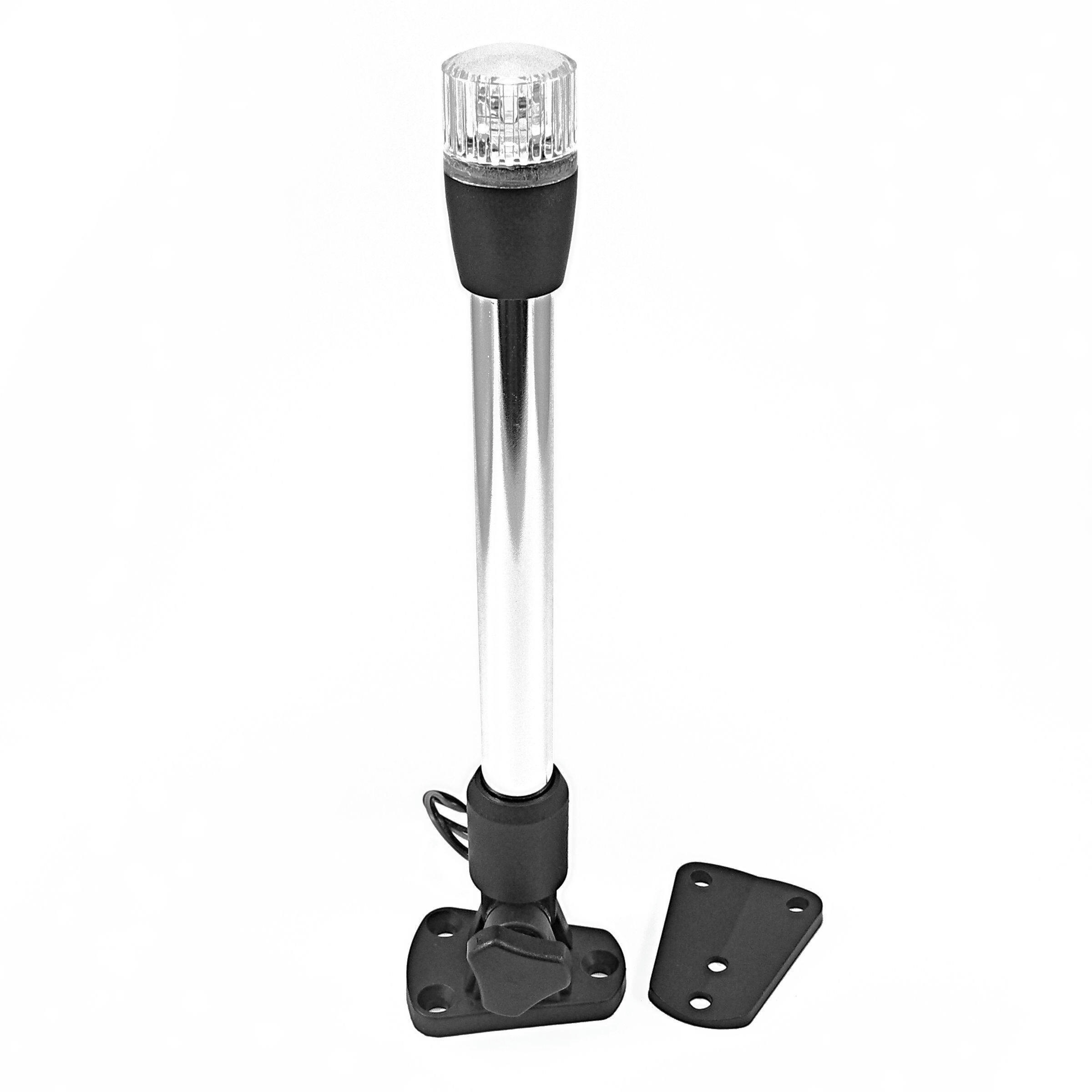 Stainless Steel All-Round LED Fold Down Marine Light, 10.5-in