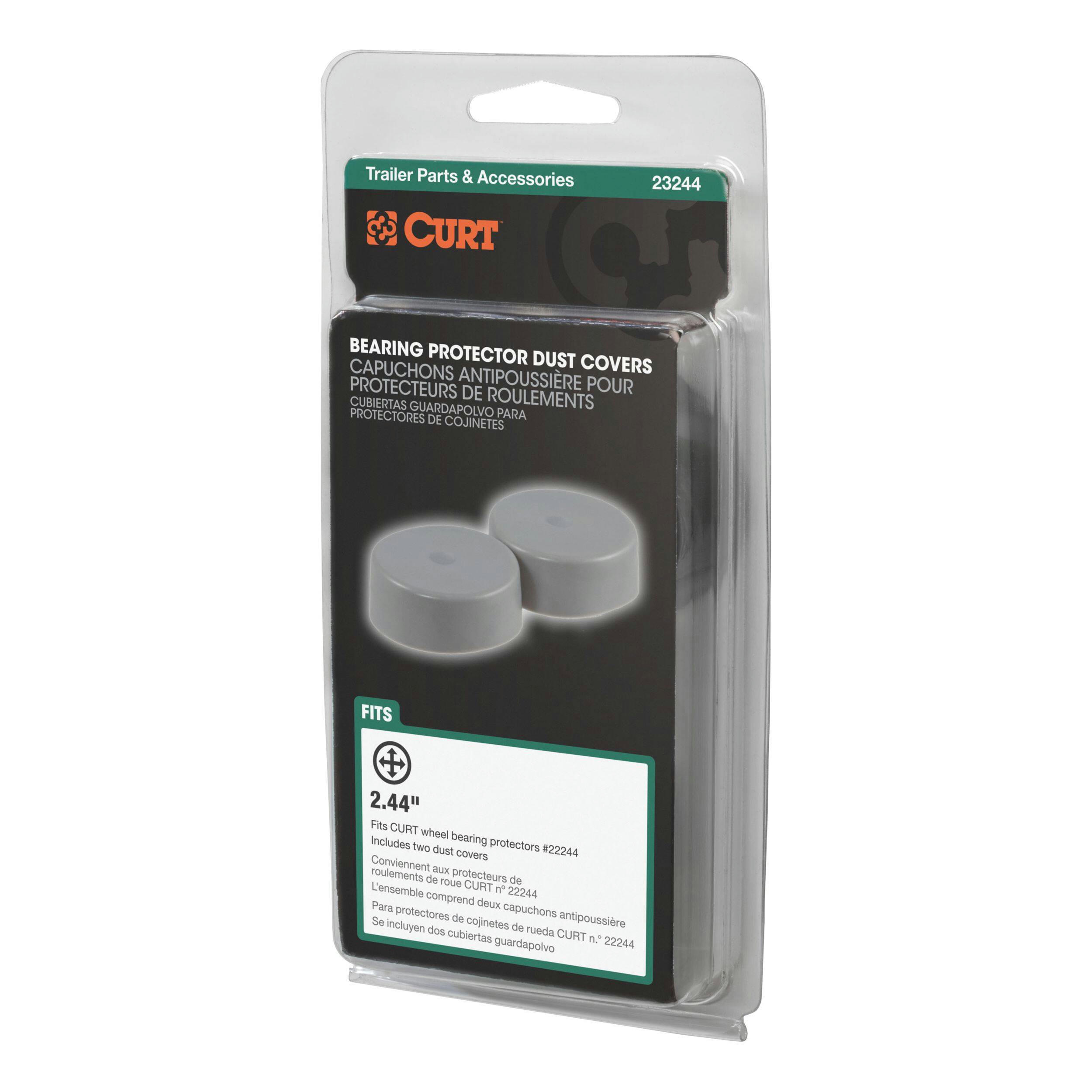 CURT Bearing Protectors Dust Covers, 2.44-in, 2-pk