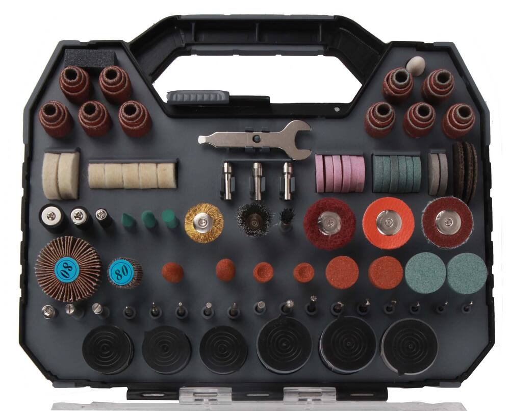 MAXIMUM Multi-Purpose Rotary Tool Accessory Kit For Grinding & Sanding, 288-pc