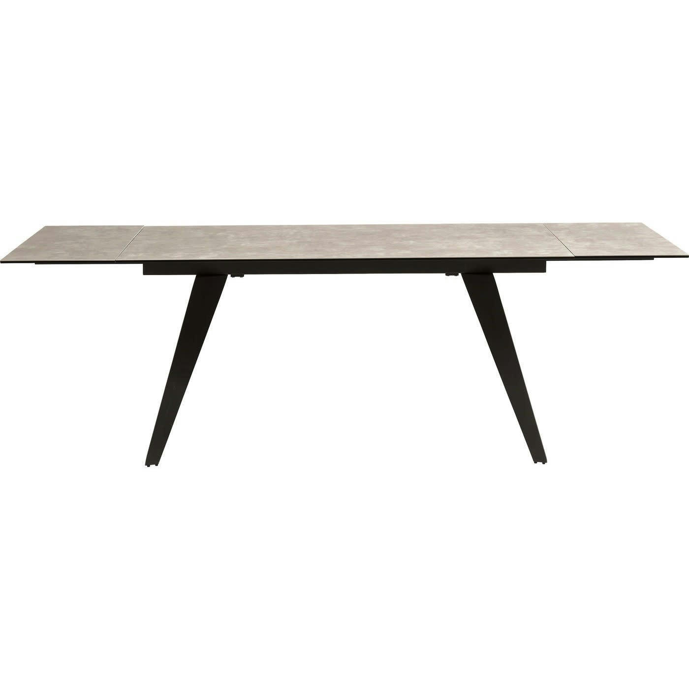 AMSTERDAM - Table à manger 6/10 personnes extensible marron L160/240